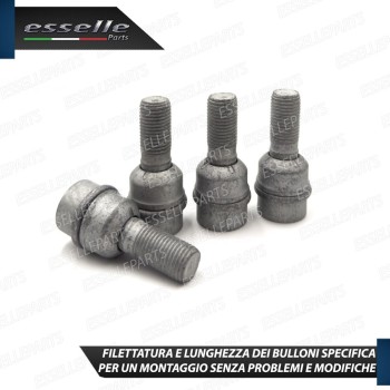 Kit 4 Bulloni In Acciaio Antifurto Cerchi In Lega Per Audi Q5