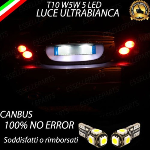 Luci targa 5 LED Canbus