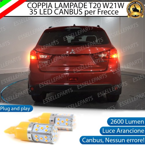 Coppia Frecce Posteriori T20 W21W 35 LED Canbus MITSUBISHI ASX