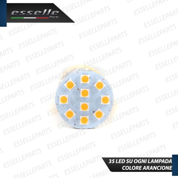 Coppia Lampade T20 WY21W 35 LED CANBUS PER FRECCE DIREZIONALI POSTERIORI PER Chevrolet Cruze