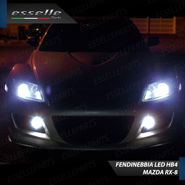Luci Fendinebbia HB4 LED COB 900 LUMEN MAZDA RX-8