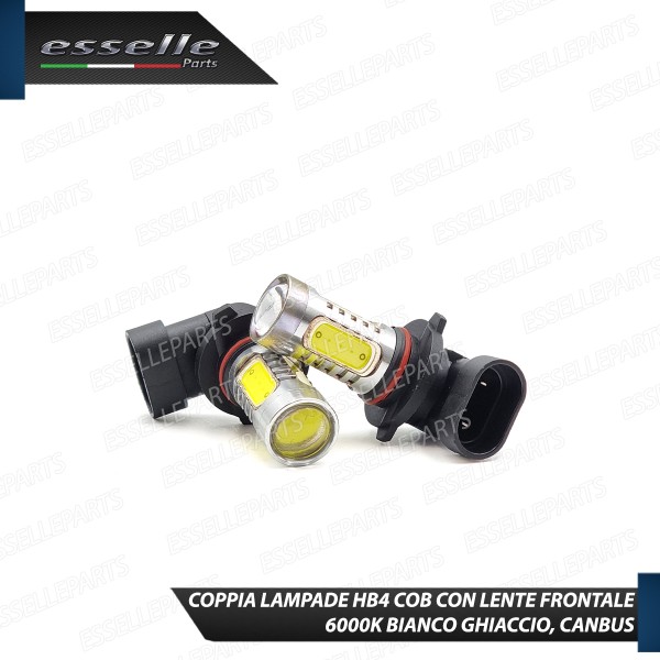 Luci Fendinebbia Hb4 LED Cob 900 Lumen 6000K bianco Volkswagen Up fino al 2016
