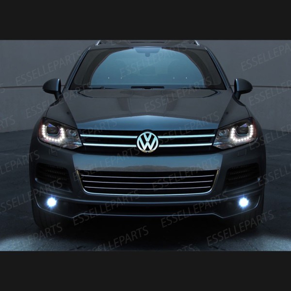 Luci Fendinebbia HB4 LED 900 Lumen 6000K bianco VW TOUAREG 7P prima del 2014