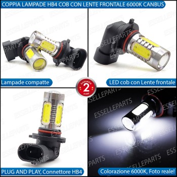 Luci Fendinebbia HB4 LED 900 Lumen 6000K bianco SKODA YETI