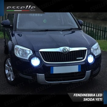 Luci Fendinebbia HB4 LED 900 Lumen 6000K bianco SKODA YETI