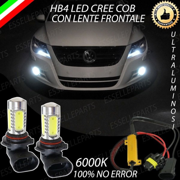 Luci Fendinebbia HB4 LED 900 Lumen 6000K bianco VW TIGUAN 5N