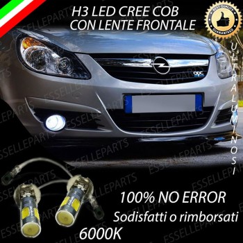 Coppia lampade H3 Fendinebbia 900 Lumen 6000K bianco Opel Corsa D fino al 2010 Coppia lampade H3 Fendinebbia 900 Lumen 6000K bianco Opel Corsa D fino al 2010
