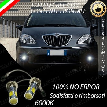 Luci Fendinebbia H3 LED 900 Lumen 6000K bianco LANCIA MUSA