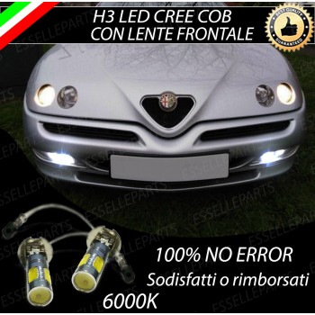 Luci Fendinebbia H3 LED COB 900 LUMEN Alfa Romeo GTV Luci Fendinebbia H3 LED COB 900 LUMEN Alfa Romeo GTV