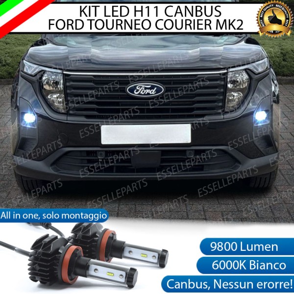 Kit Full LED Fendinebbia H11 9800 Lumen Per Ford Tourneo Courier 2