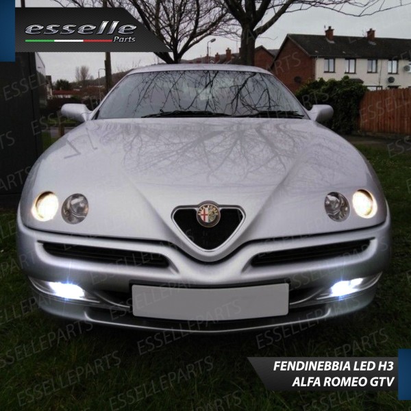 Luci Fendinebbia H3 LED COB 900 LUMEN Alfa Romeo GTV