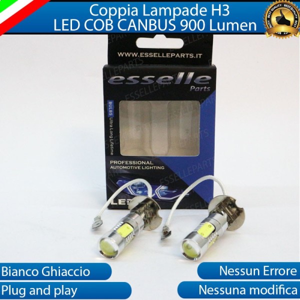 Luci Fendinebbia H3 LED COB 900 LUMEN Opel Zafira A
