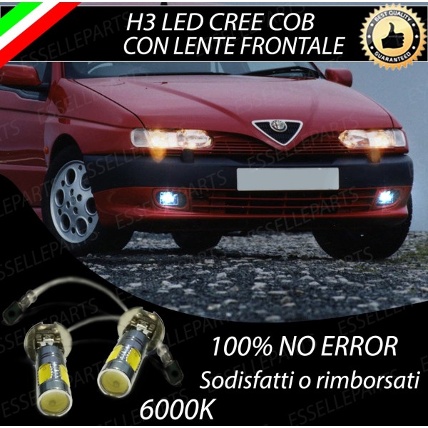 Luci Fendinebbia H3 LED COB 900 LUMEN Alfa Romeo 146