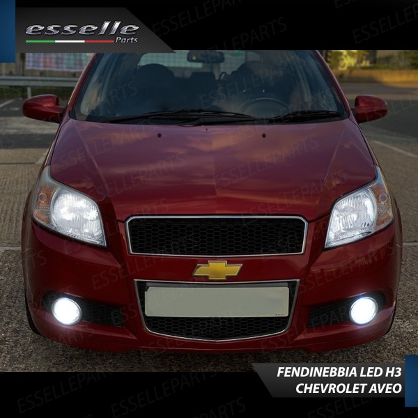 Luci Fendinebbia H3 LED COB 900 LUMEN CHEVROLET AVEO T250