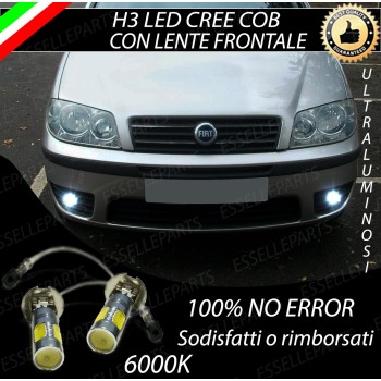 Luci Fendinebbia H3 LED COB 900 LUMEN FIAT PUNTO III
