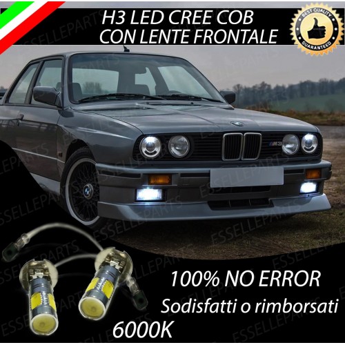 Luci Fendinebbia H3 LED COB 900 LUMEN BMW SERIE 3 E30