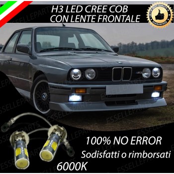 Luci Fendinebbia H3 LED COB 900 LUMEN BMW SERIE 3 E30