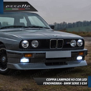 Luci Fendinebbia H3 LED COB 900 LUMEN BMW SERIE 3 E30