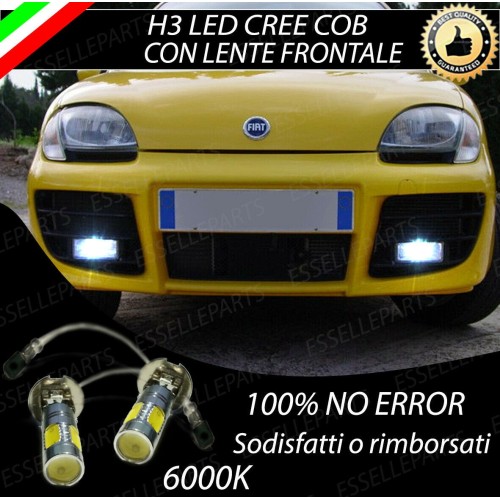 Luci Fendinebbia H3 LED COB 900 LUMEN FIAT SEICENTO