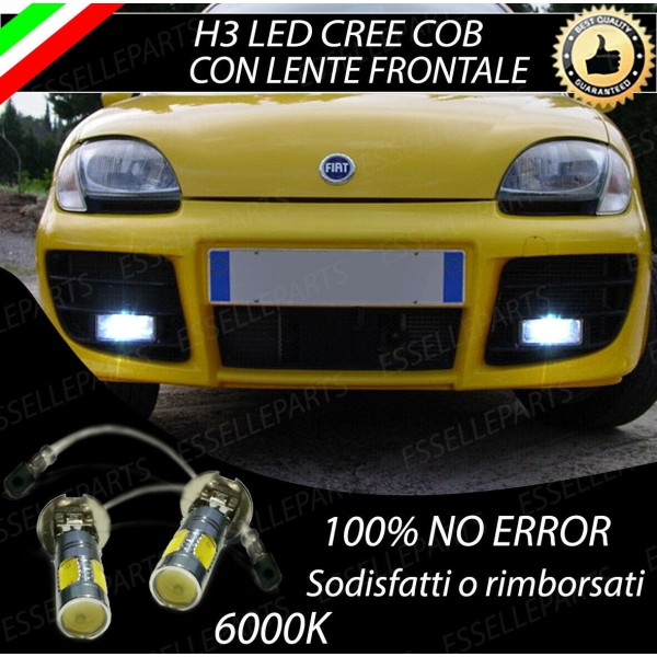 Luci Fendinebbia H3 LED COB 900 LUMEN FIAT SEICENTO