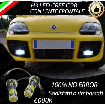 Luci Fendinebbia H3 LED COB 900 LUMEN FIAT SEICENTO