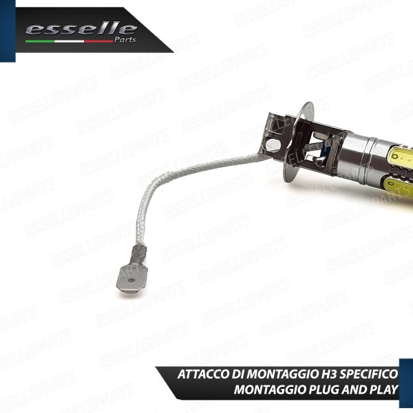 Luci Fendinebbia H3 LED 900 Lumen 6000K bianco Lancia Ypsilon 846