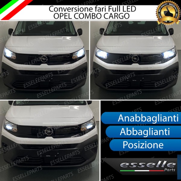 Conversione Fari Full LED PER OPEL COMBO CARGO
