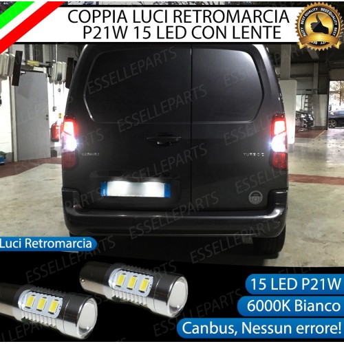 Luci Retromarcia 15 LED OPEL COMBO CARGO CON LENTE FRONTALE