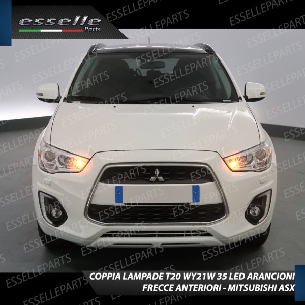 Coppia Lampade T20 WY21W 35 LED CANBUS PER FRECCE DIREZIONALI Anteriori PER Mitsubishi ASX