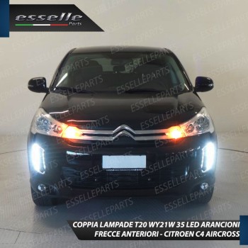 Coppia Lampade T20 WY21W 35 LED CANBUS PER FRECCE DIREZIONALI Anteriori PER Citroen C4 Aircross Coppia Lampade T20 WY21W 35 LED CANBUS PER FRECCE DIREZIONALI Anteriori PER Citroen C4 Aircross