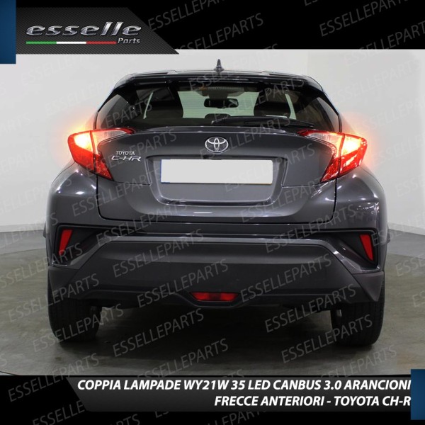 Coppia Lampade T20 WY21W 35 LED CANBUS PER FRECCE DIREZIONALI POSTERIORI PER Toyota C-HR