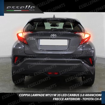 Coppia Lampade T20 WY21W 35 LED CANBUS PER FRECCE DIREZIONALI POSTERIORI PER Toyota C-HR Coppia Lampade T20 WY21W 35 LED CANBUS PER FRECCE DIREZIONALI POSTERIORI PER Toyota C-HR