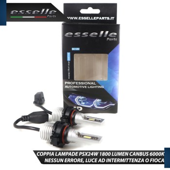 Coppia lampade Lampade PSX24W 1800 LUMEN canbus 3.0 6000K bianco ghiaccio