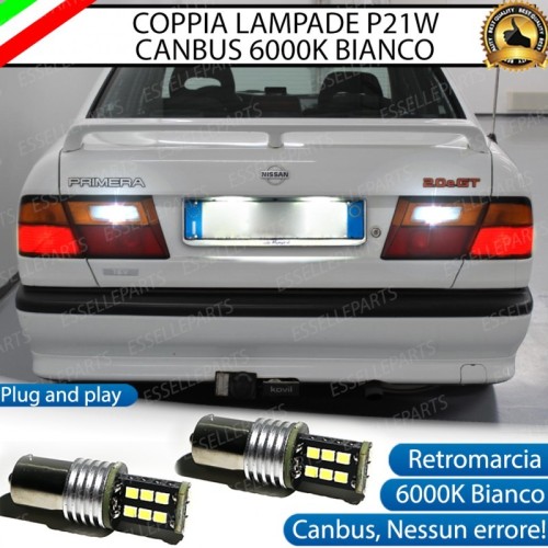 Luci Retromarcia 15 LED CANBUS 6000K Nissan Primera I