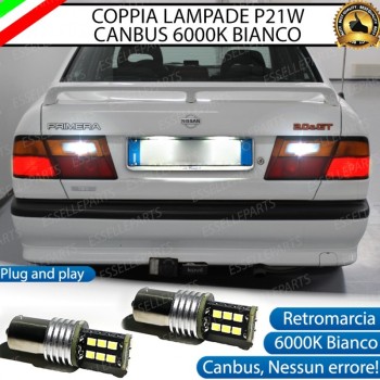 Luci Retromarcia 15 LED CANBUS 6000K Nissan Primera I