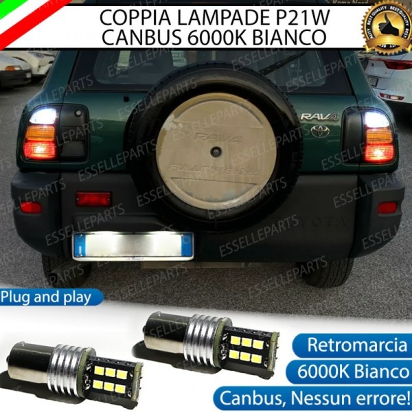 Luci Retromarcia 15 LED CANBUS 6000K Toyota Rav-4 MK1