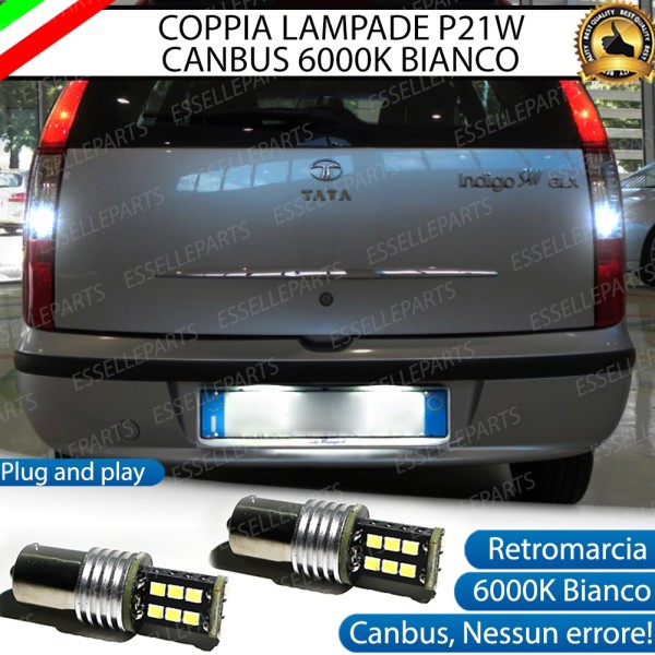 Luci Retromarcia 15 LED CANBUS 6000K TATA INDIGO