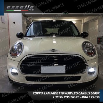Lampade T10 W5W 6 LED luci posizione Mini Cooper F55 F56 F57