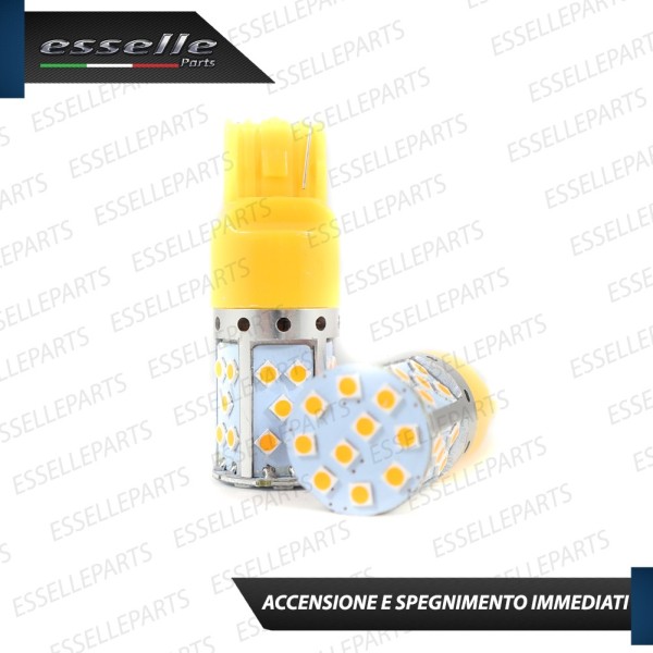 Coppia Lampade T20 WY21W 35 LED CANBUS PER FRECCE DIREZIONALI POSTERIORI PER OPEL MOKKA