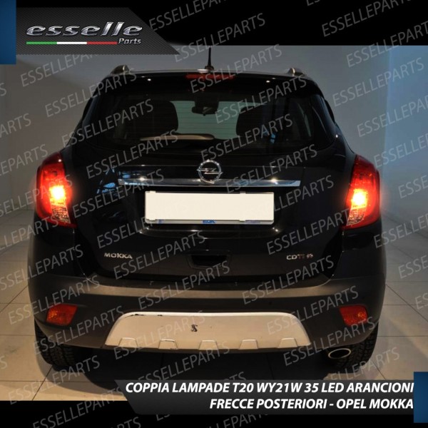 Coppia Lampade T20 WY21W 35 LED CANBUS PER FRECCE DIREZIONALI POSTERIORI PER OPEL MOKKA