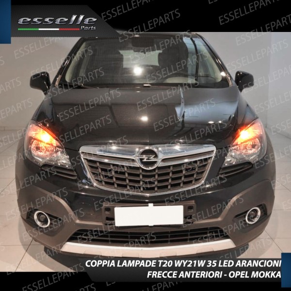 Coppia Lampade T20 WY21W 35 LED CANBUS PER FRECCE DIREZIONALI Anteriori PER OPEL MOKKA