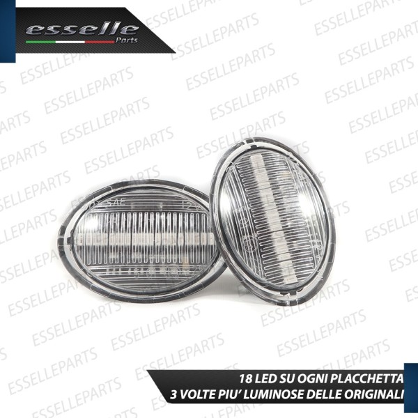 PLACCHETTE LATERALI A 18 LED PER FRECCE SPECIFICHE PER FIAT 500