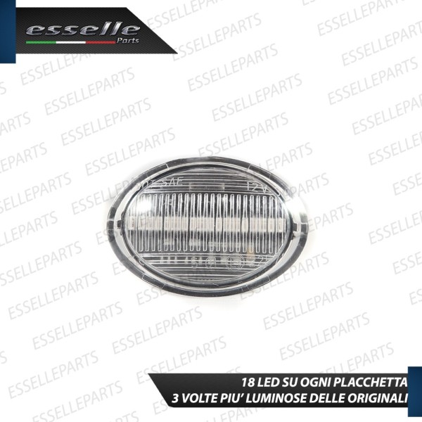 PLACCHETTE LATERALI A 18 LED PER FRECCE SPECIFICHE PER LANCIA YPSILON
