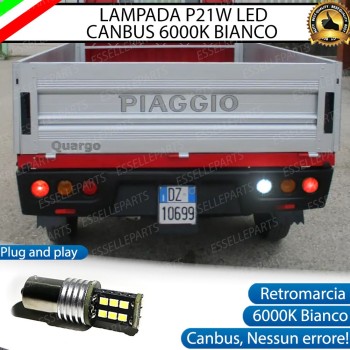Luce Retromarcia 15 LED CANBUS 6000K PIAGGIO QUARGO Luce Retromarcia 15 LED CANBUS 6000K PIAGGIO QUARGO