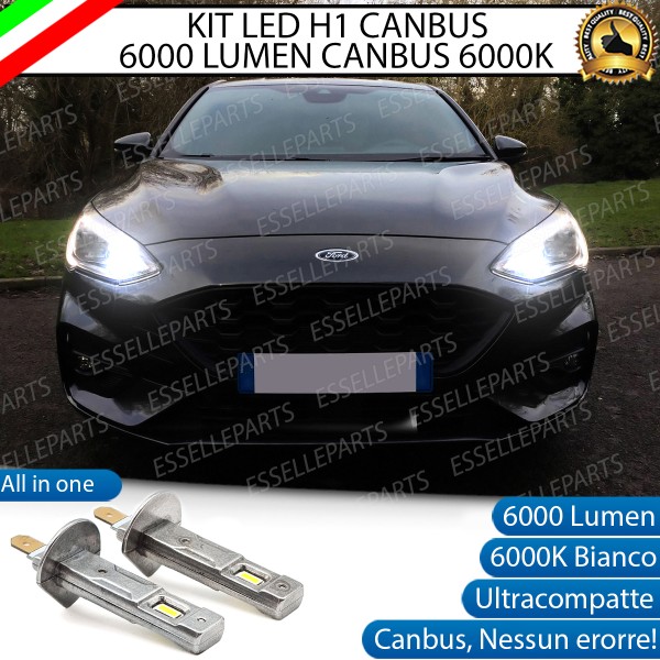 Kit Full LED Abbaglianti H1 6000 Lumen Ford Focus Mk4