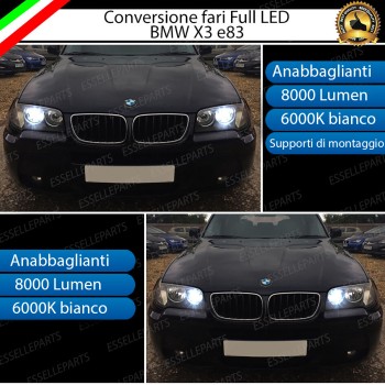 Conversione Fari Full LED BMW X3 E83
