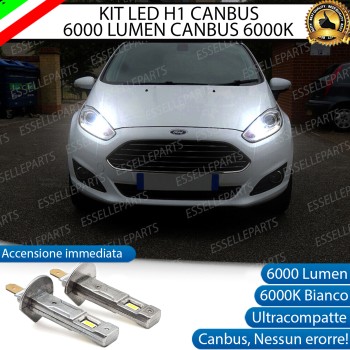 Kit Full LED Abbaglianti H1 6000 LUMEN 6000K FORD FIESTA MK6 Restyling
