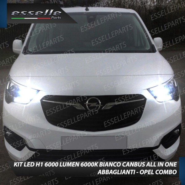 Kit Full LED H1 Abbaglianti 6000 lumen OPEL COMBO F
