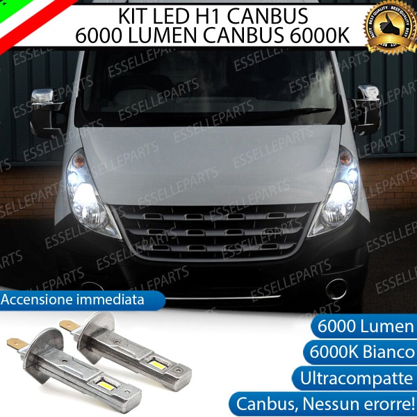 Kit Full LED H1 Abbaglianti 6000 lumen RENAULT MASTER 3