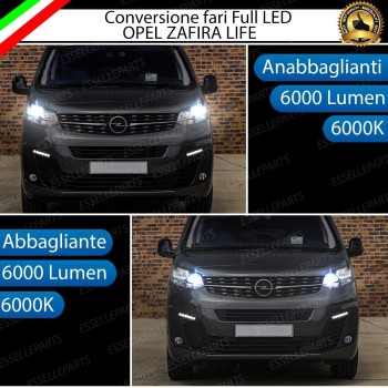 Conversione fari full LED Anabbaglianti Abbaglianti OPEL ZAFIRA LIFE Conversione fari full LED Anabbaglianti Abbaglianti OPEL ZAFIRA LIFE